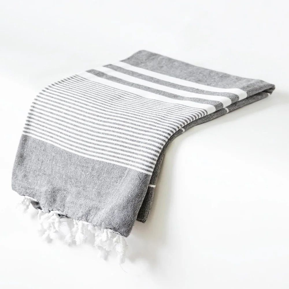 High quality 100% cotton 100x180cm  striped Turkish Bath Beach Towel