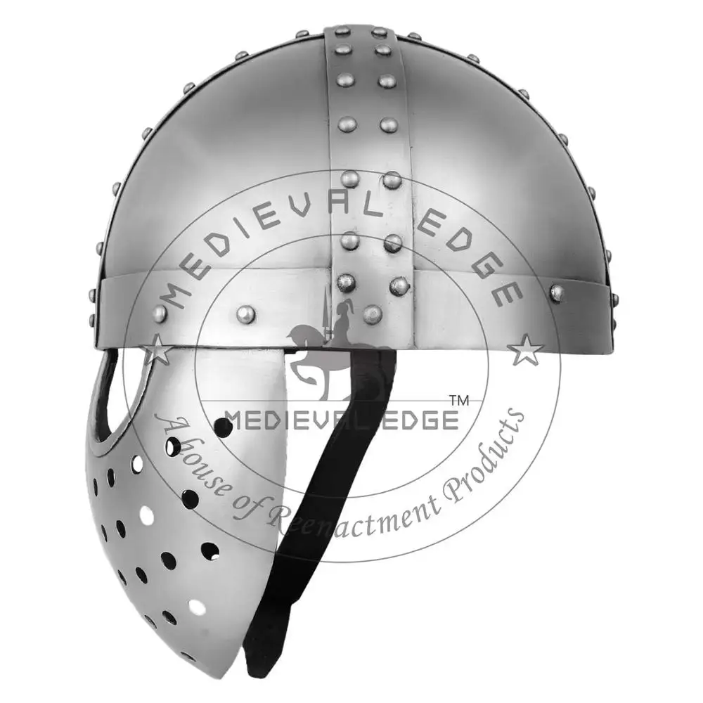 14 Gauge Carbon Steel Crusader Spangen helm Wearable Halloween Armor Costume Largest Manufacture Company