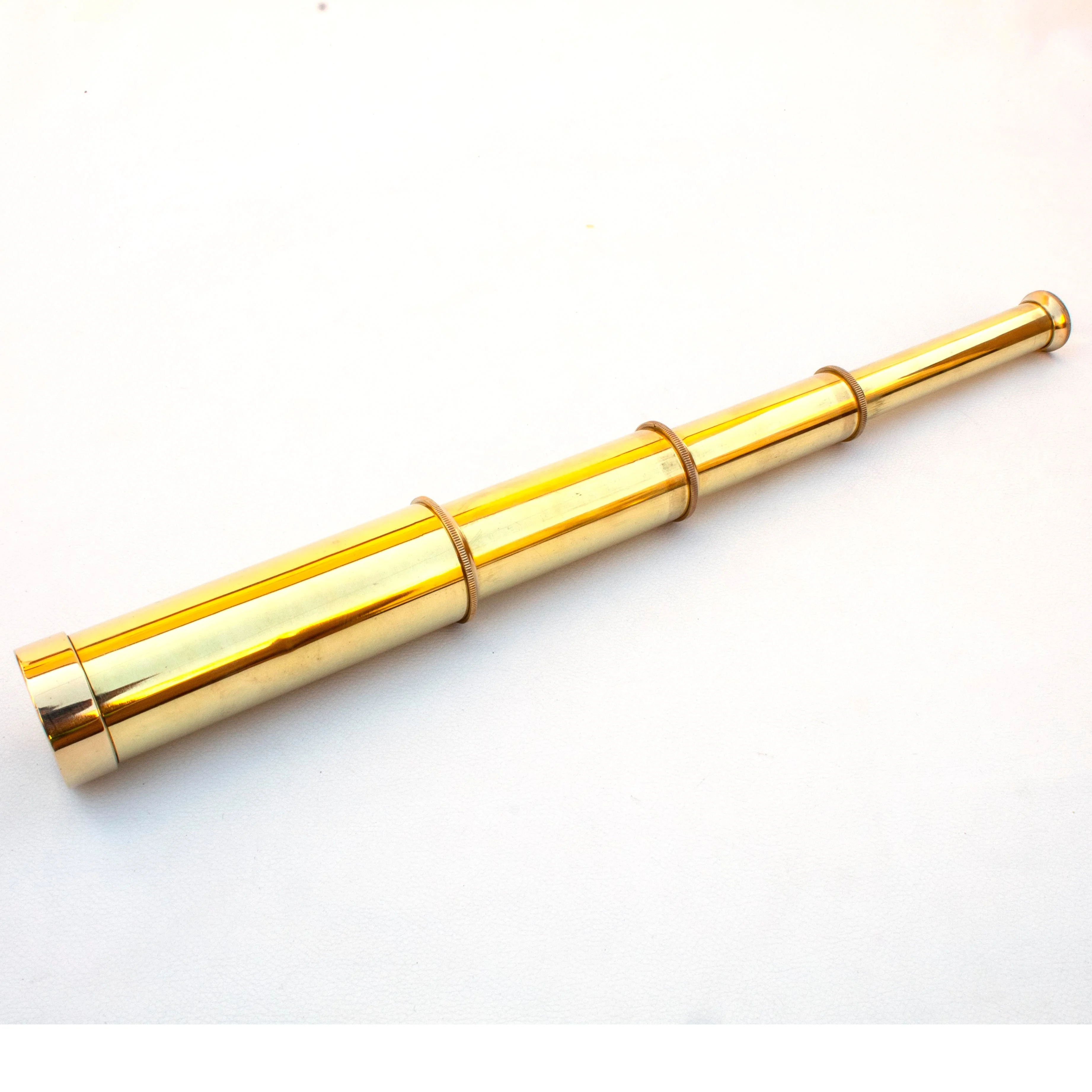 brass antique style classic decor monocular nautical telescope wooden box