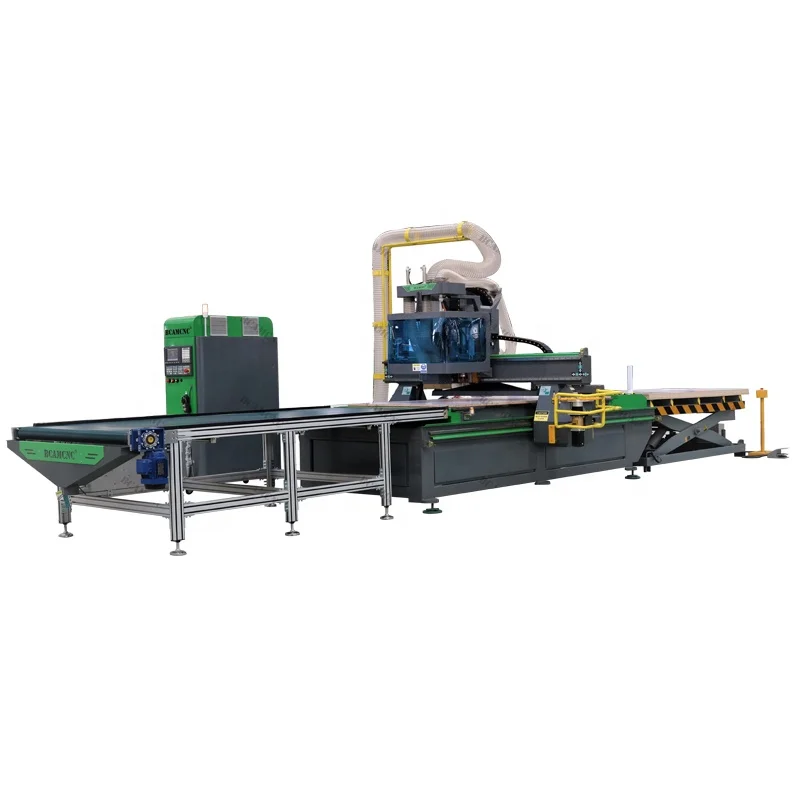 Top quality and hot sale wooden door design furniture making machine for drilling, cutting, milling function BCM1325E