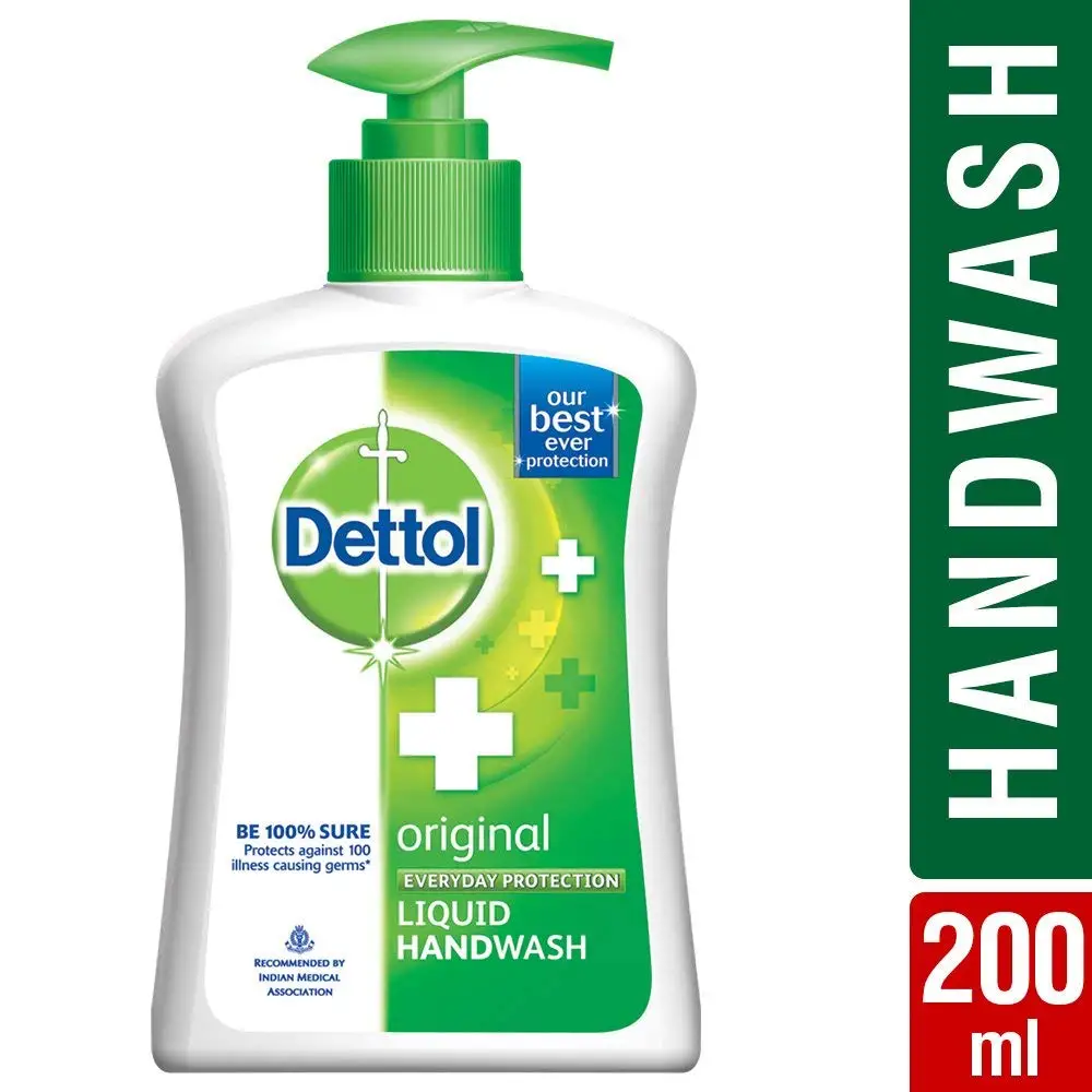 DETTOL LIQUID HAND WASH 200ML ORIGNAL SKIN CARE SENSITIVE