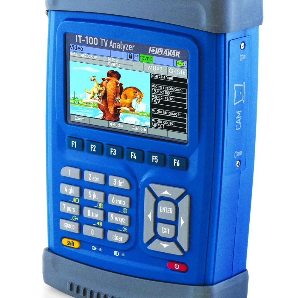 QAM Signal level meter IT-100 TV Signal Analyzer designed   to measure signals parameters of digital