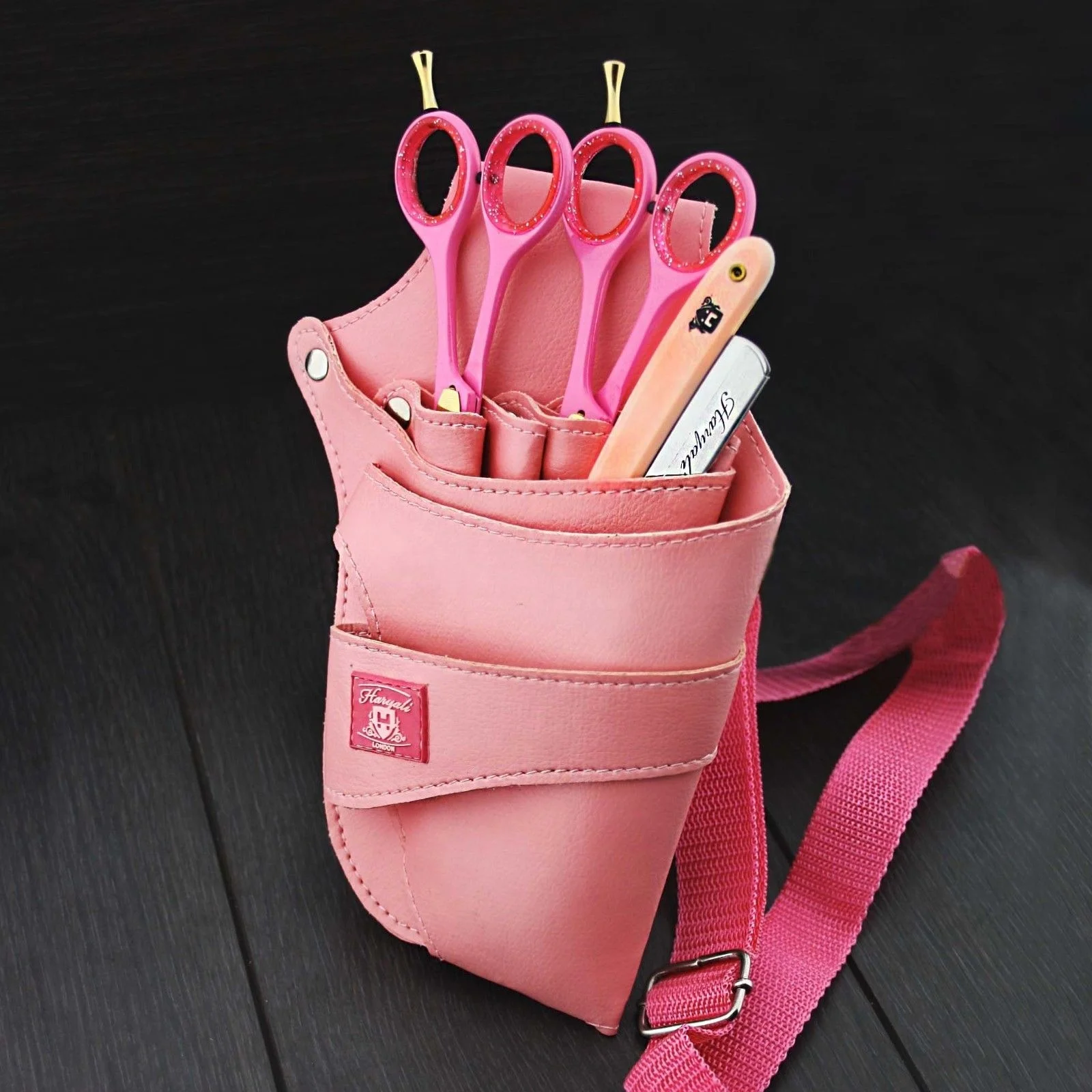 
Профессиональные парикмахерские ножницы парикмахерские/набор салонных ножниц 6 дюймов с чехлом и бритвой 