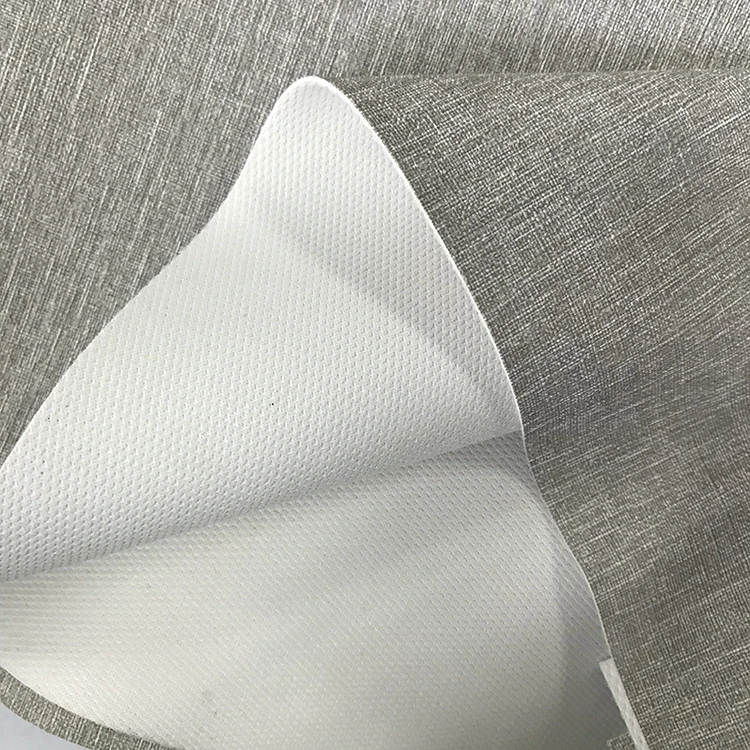 fire resistant fabric intertexture embossed furniture upholstery PVC vinyl faux leather