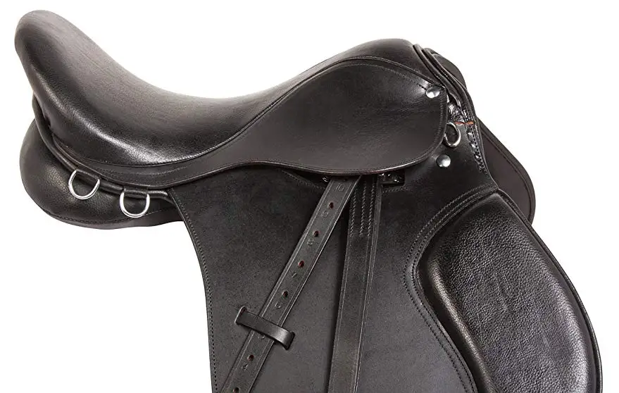 High quality horse riding saddle leather horse saddle