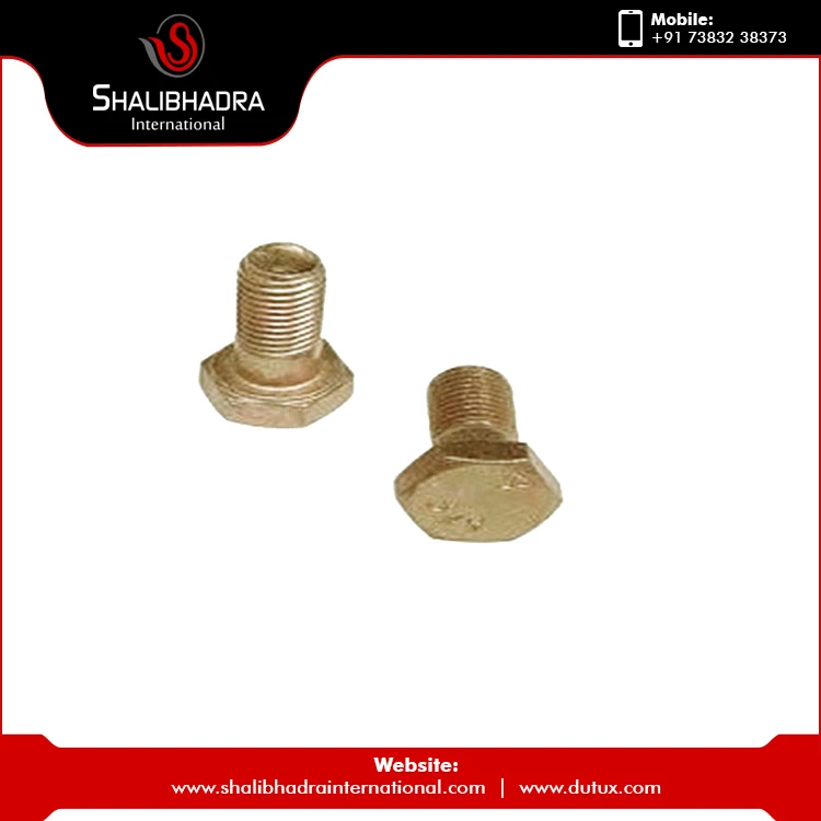 High Quality Manufacturer Brass Fasteners Hex Bolt with Nickel Platted At Low Price