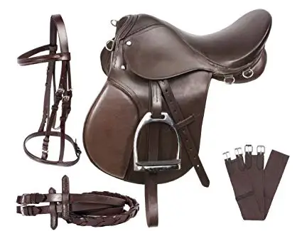 Icelandic Leather saddle with soft leather seat