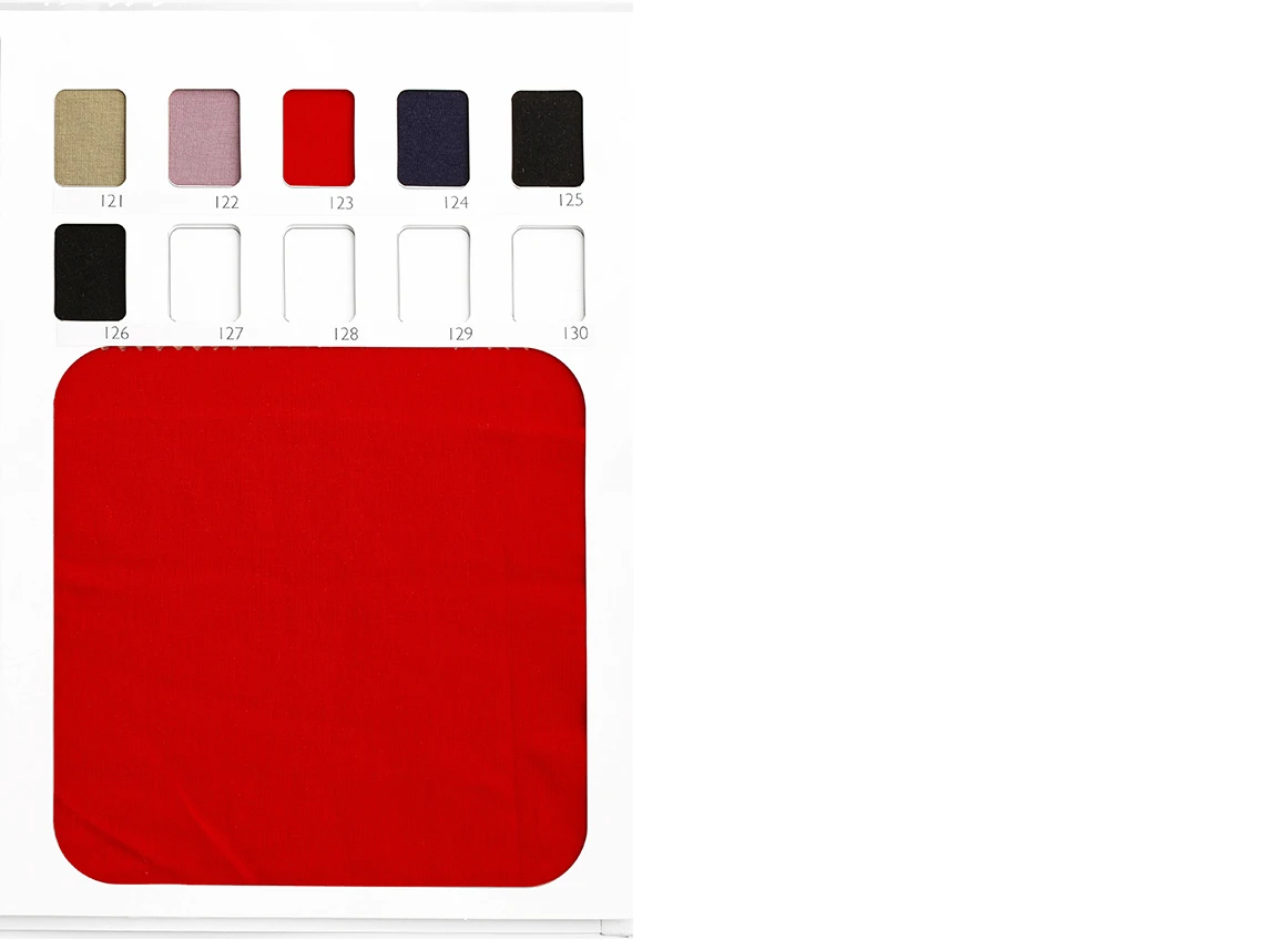 
200 colors in stock soft and smooth high quality solid jersey knit 95 cotton 5 spandex fabric 