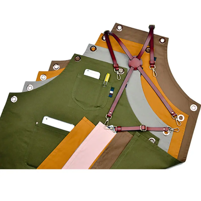 Adjustable Bib Double Sides Multicolored Cotton Professional Hair Cutting Gown Salon Barber Hairdressing Cape Unisex Apron