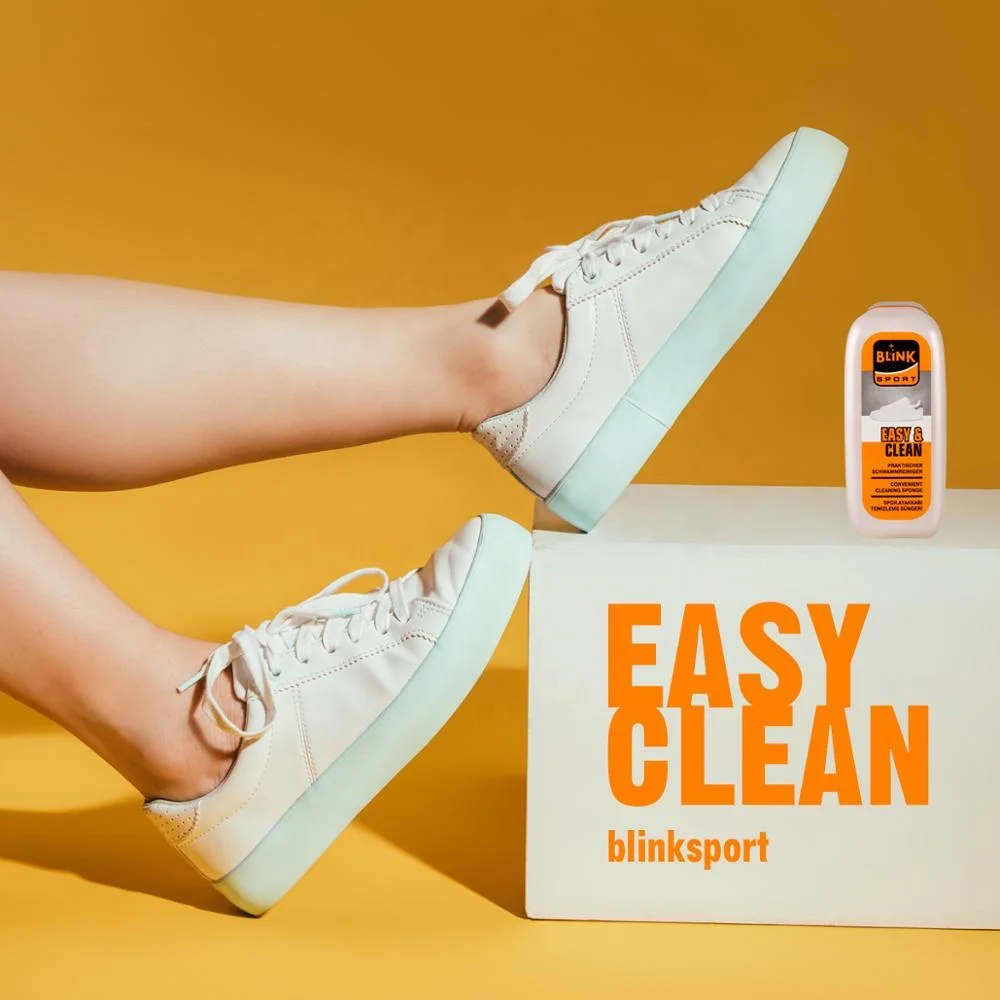 EASY& CLEAN FOR LEATHER- NUBUCK - SNEAKER AND BAGS CLEANS ALL KIND OF DIRT AND STAIN POWERFUL LOTION CLEANING