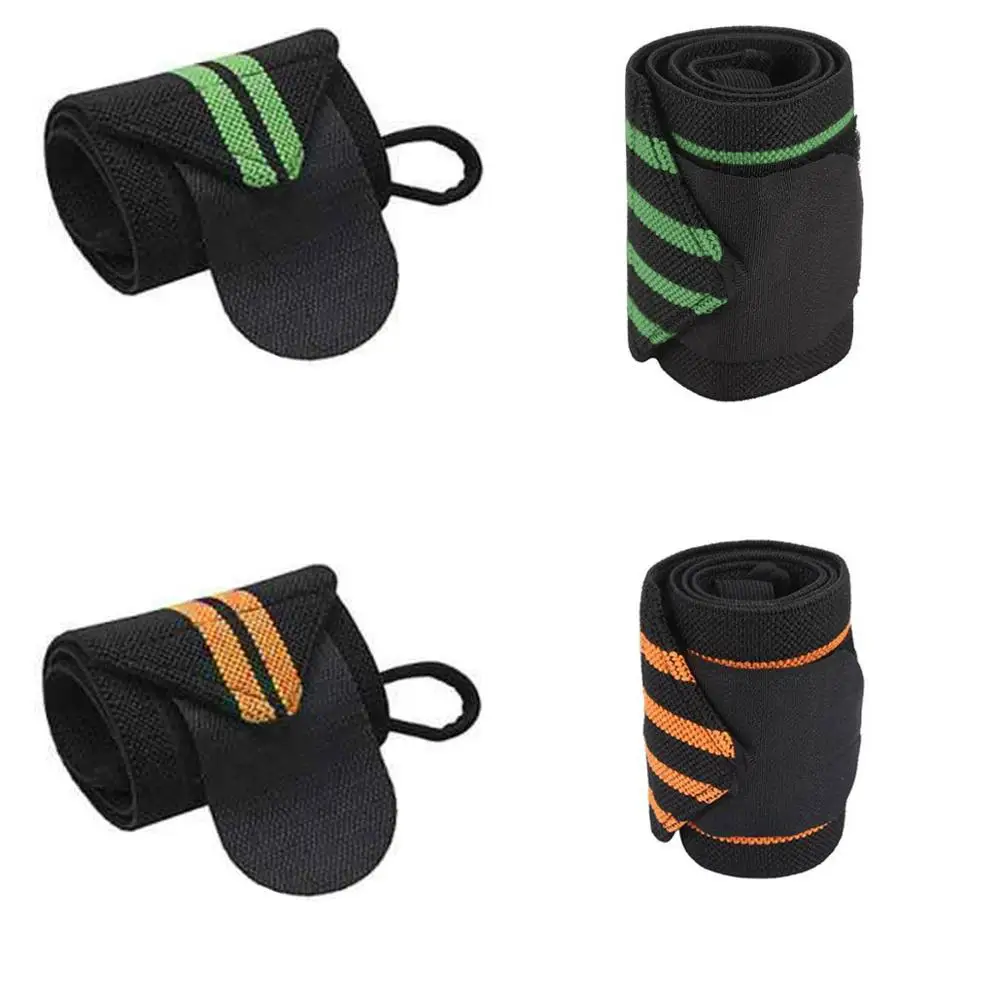 Weight Lifting Metal Hook Gym Training Straps Wrist Grips