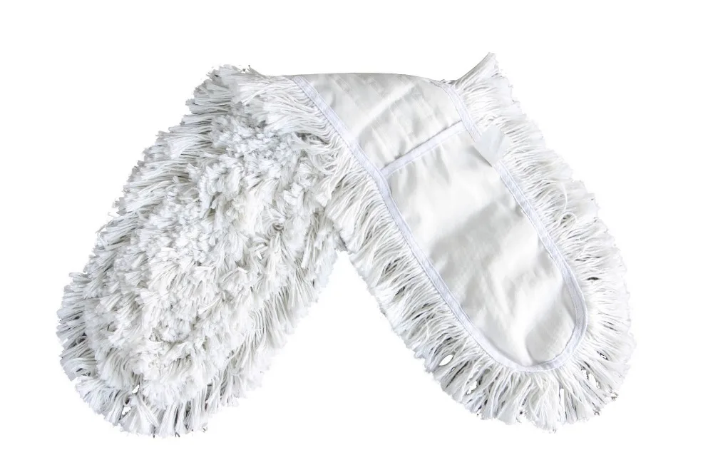 Factory Hot Selling Product Newest Material Super Pocket Cotton Dry Use Replacement Dust Mop Pad
