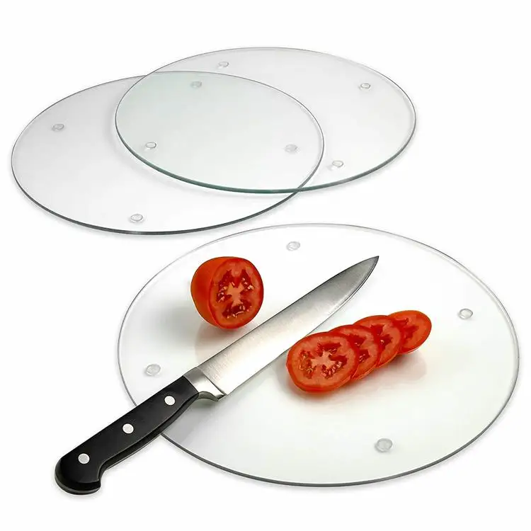 Tempered Glass Cutting Board Long Lasting Clear Glass Cutting Boards