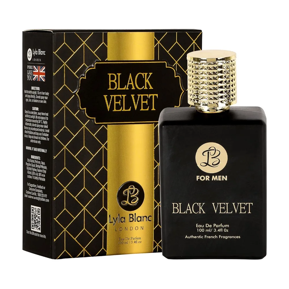 
Lyla Blanc BLACK VELVET Perfume for Men smart perfume 