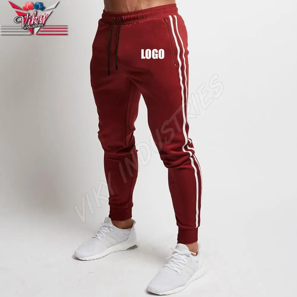 2022 Customized Men Sweat Suit side strips Jogging Sports mens jogging suits wholesale unisex Tracksuit puff printing