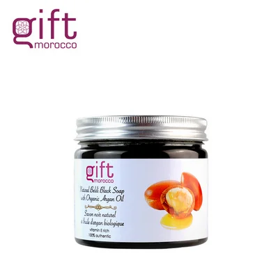 
Beldi Moroccan Black Soap with Organic Argan Oil - 100% Authentic Formula - Private Label 