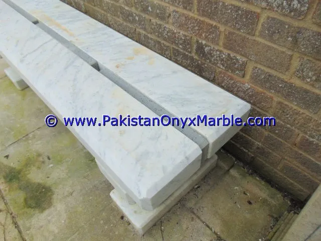 Уникальные садовые мраморные скамейки, стол из натурального камня, садовая мебель ручной работы, уличный белый каррарский мрамор