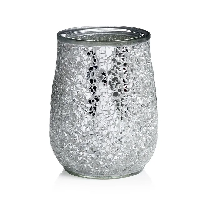 Metal Candle Holders with Pattern for Table Centerpiece Decoration Black Round Tea Light Votive Candle Holder