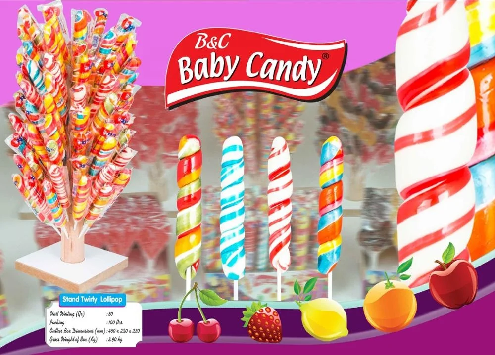 
For Lollipop Handmade Rainbow Swirl Round 