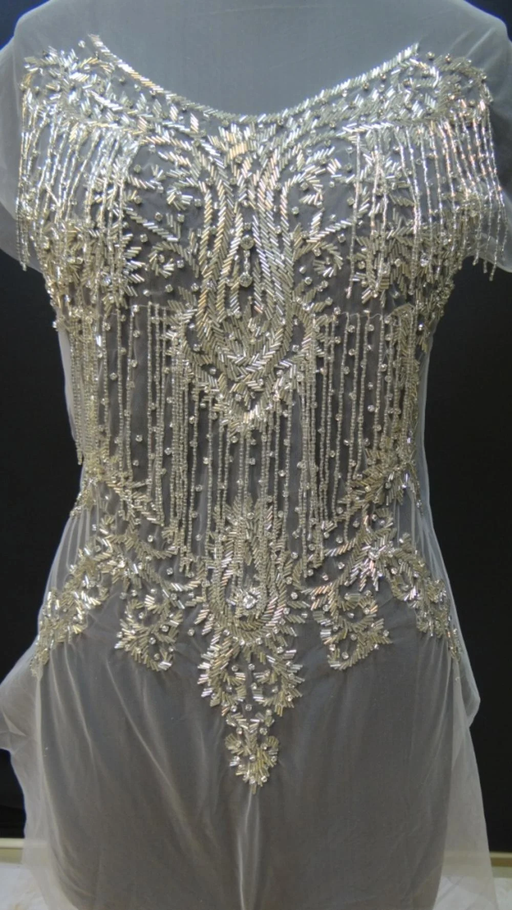 Hand embroidery designs Bead and sequin embroidery motif cross patches