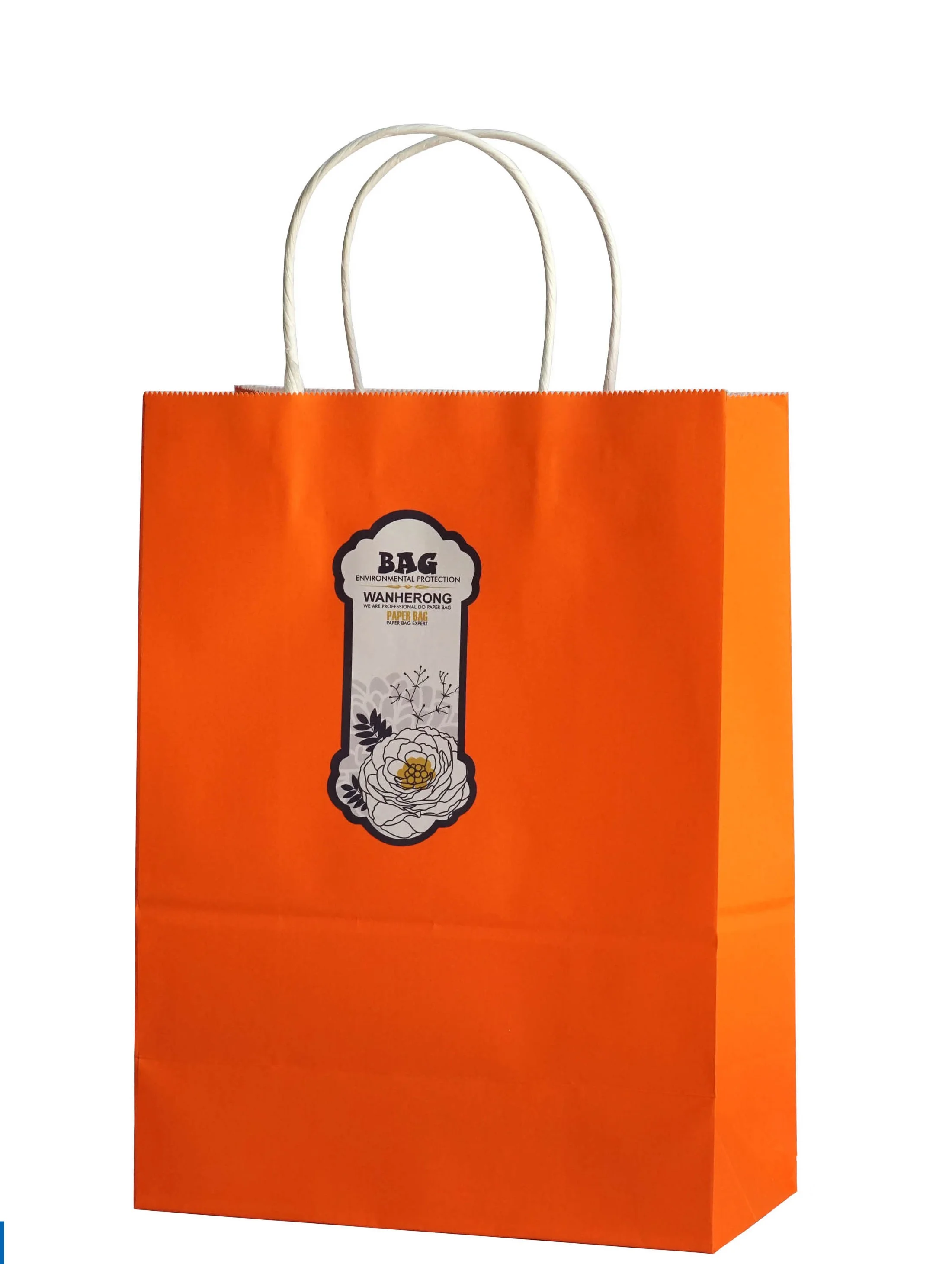 Vietnam Twist Handle Carrier Paper Bag Customize Color