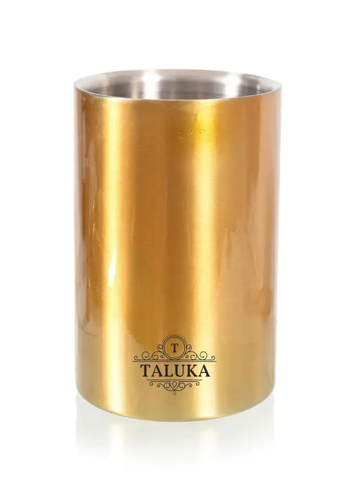 Indian Manufacturer Best Quality 6 Piece Combination Gold Plated Stainless Steel Cocktail Shaker Bar Set