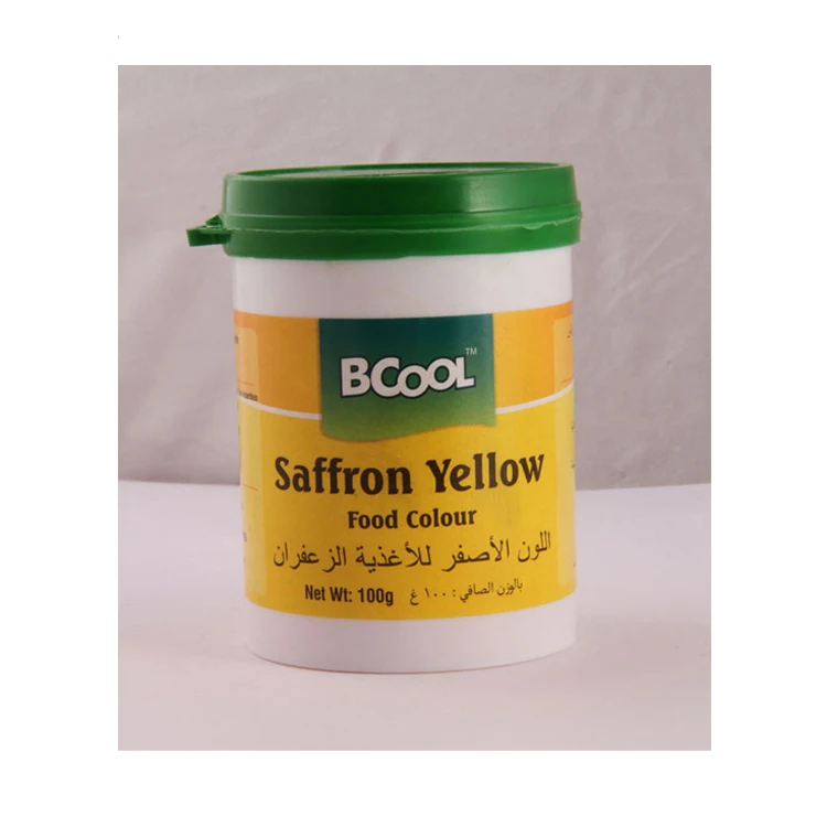 Saffron Yellow Food Color Powder | Yellow Food Colour