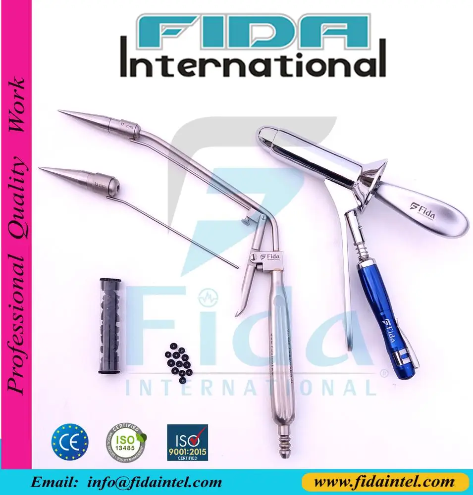 Hemorrhoidal Ligator Band Ligation Hemorrhoids Ce Aspirator Urology German Stainless Steel PK General Surgical Instruments 28 CM