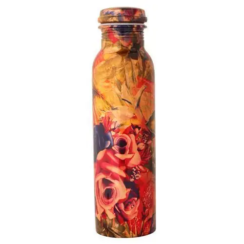 
Pure Copper 950 ml Printed Water Bottle 