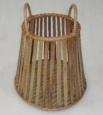 Cheap Wholesale Cotton Rope Oval Shape Woven Basket with Leather Clothing Wood TIME Storage Packing Pcs