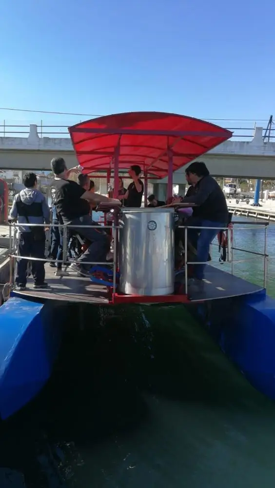 
CYCLE PEDAL BOAT ALUMINIUM VERSION PARTY BOAT 