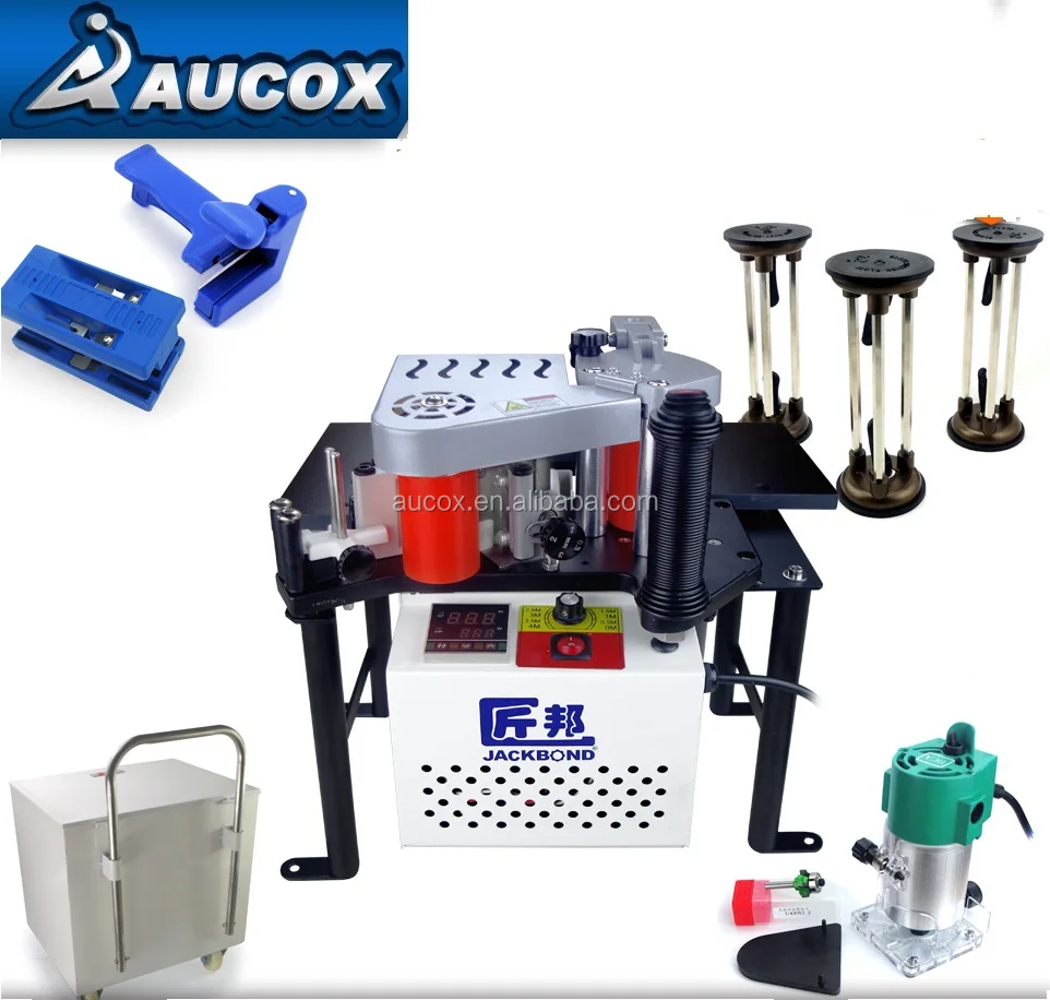 Free shipping JBT102B woodworking machines portable PVC edge banding machine