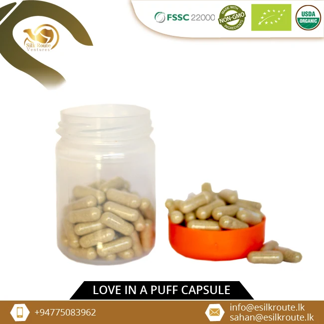 Organic Welpenela Capsules Natural Herbal Supplements Love in a Puff Balloon Vine