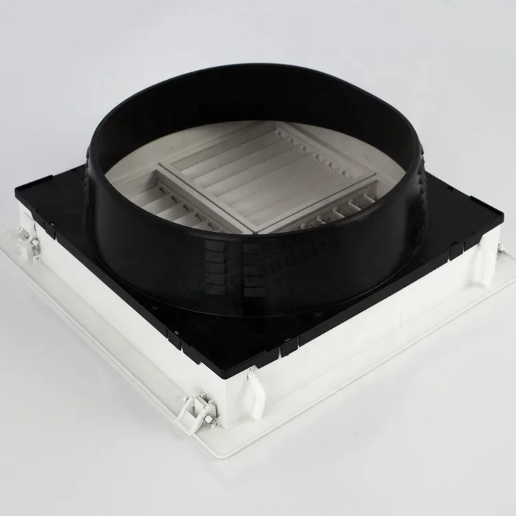 Air Conditioner Plastic Square Ceiling Louver Vent