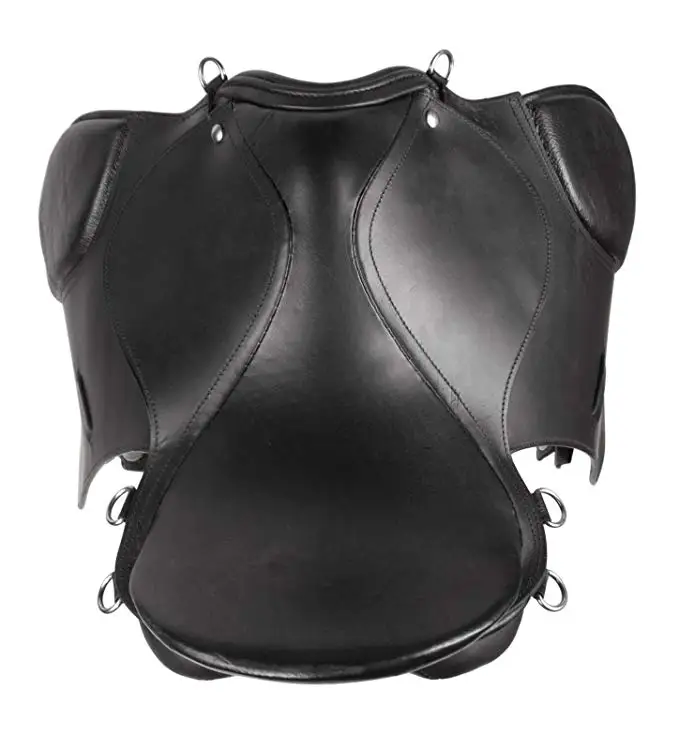High Quality Horse Riding Leather Saddle Set Customize Blank Saddle Leather Saddle Set