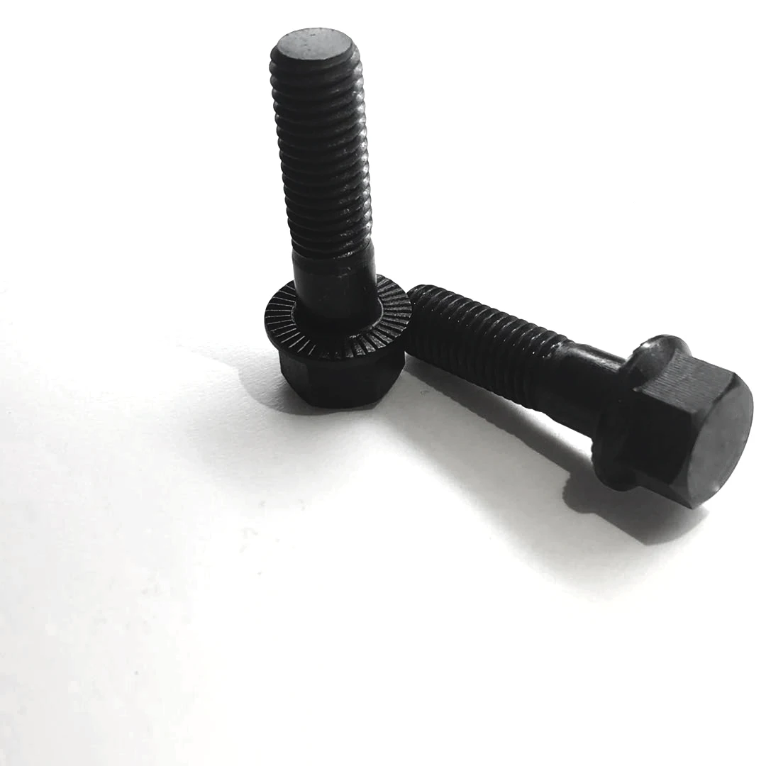 
Carbon steel M12 hex Flange bolt 12.9 