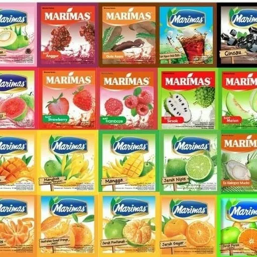 MARIMAS Juice Powder Drinks in Sachet | Indonesia Origin