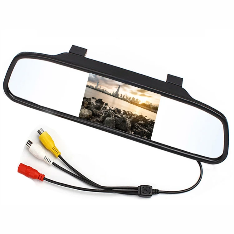 4,3 дюймов Размер экрана монитор автомобиля специальный против вопиющих стекло автомобиля монитор заднего вида