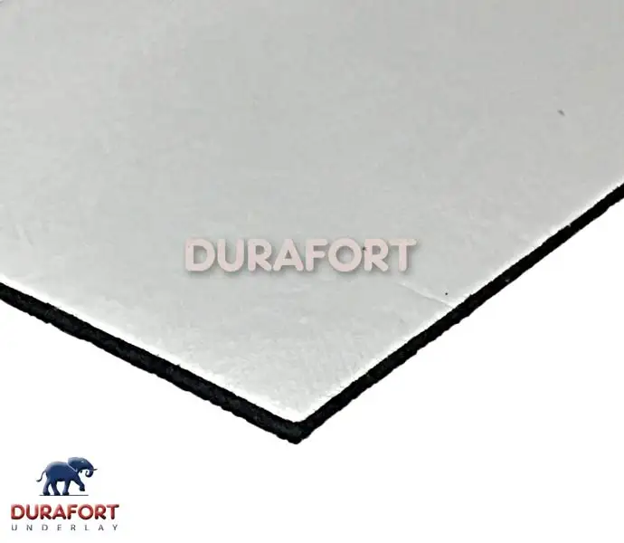 ECCR Durafort 3 Roll-On Rubber Underlay with Foil Backing Wood-Based Insulation Material