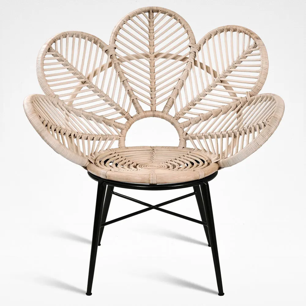 
Peacock Design Rattan Wicker Chair Home Interior Living Room for Wholesale 