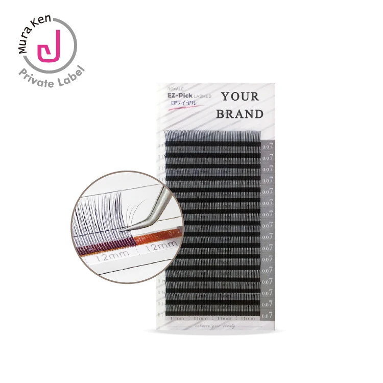 OEM ODM Thin Sharp 5d 6d Royale Mink Eyelashes Eyelash Extensions