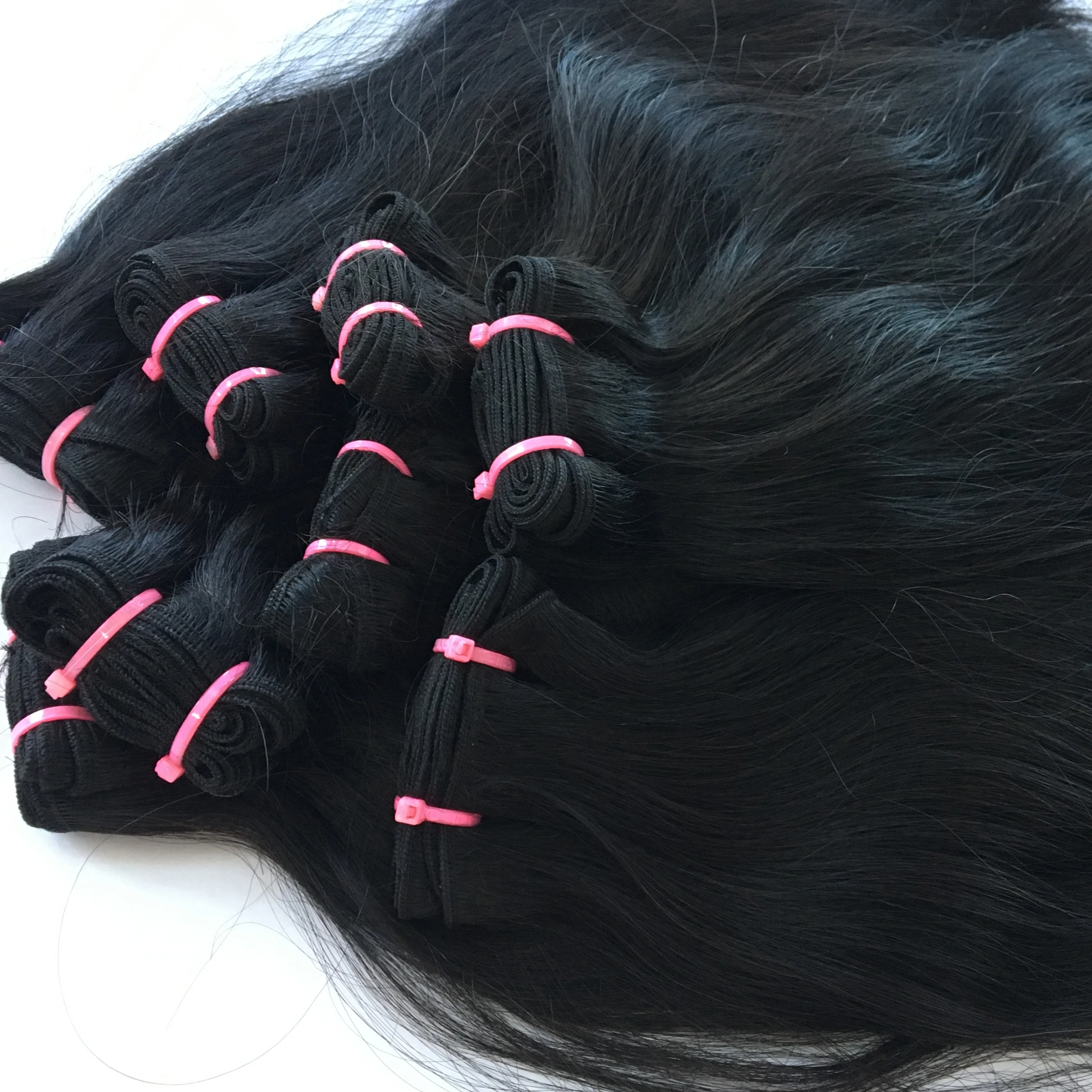 Cuticle Aligned Human Hair Extension Human Hair Wig High Quality  Double Drawn Raw Vietnam Hair