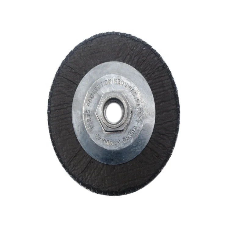 SATC T29 Automatic Machines Steel Flange Flap Disc Grinding Wheel 4.5 Inch 40 Grit Poor Heat Conducting Material, Hard Alloy