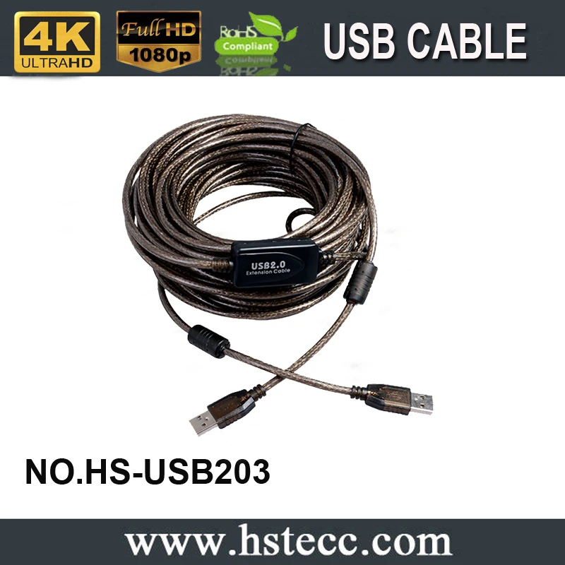 65 футов заводская цена данных USB 2.0 удлинитель