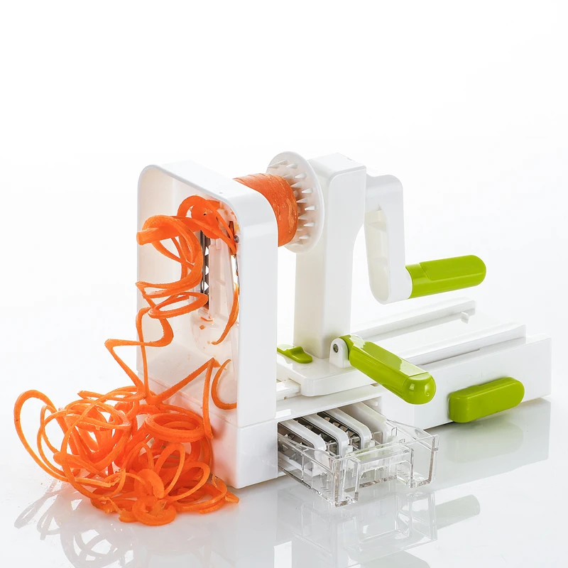 Space Saving Foldable 5 Blades Spiralizer Set value for money multi-functional kitchen tools