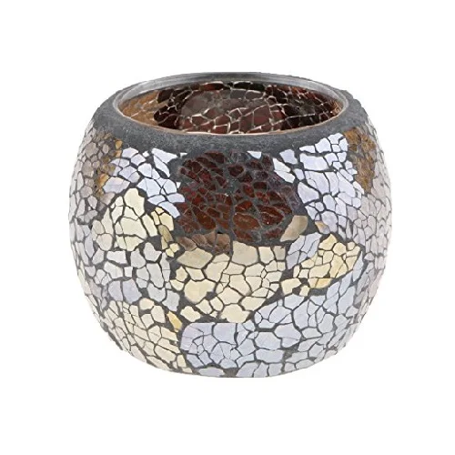 Metal Candle Holders with Pattern for Table Centerpiece Decoration Black Round Tea Light Votive Candle Holder