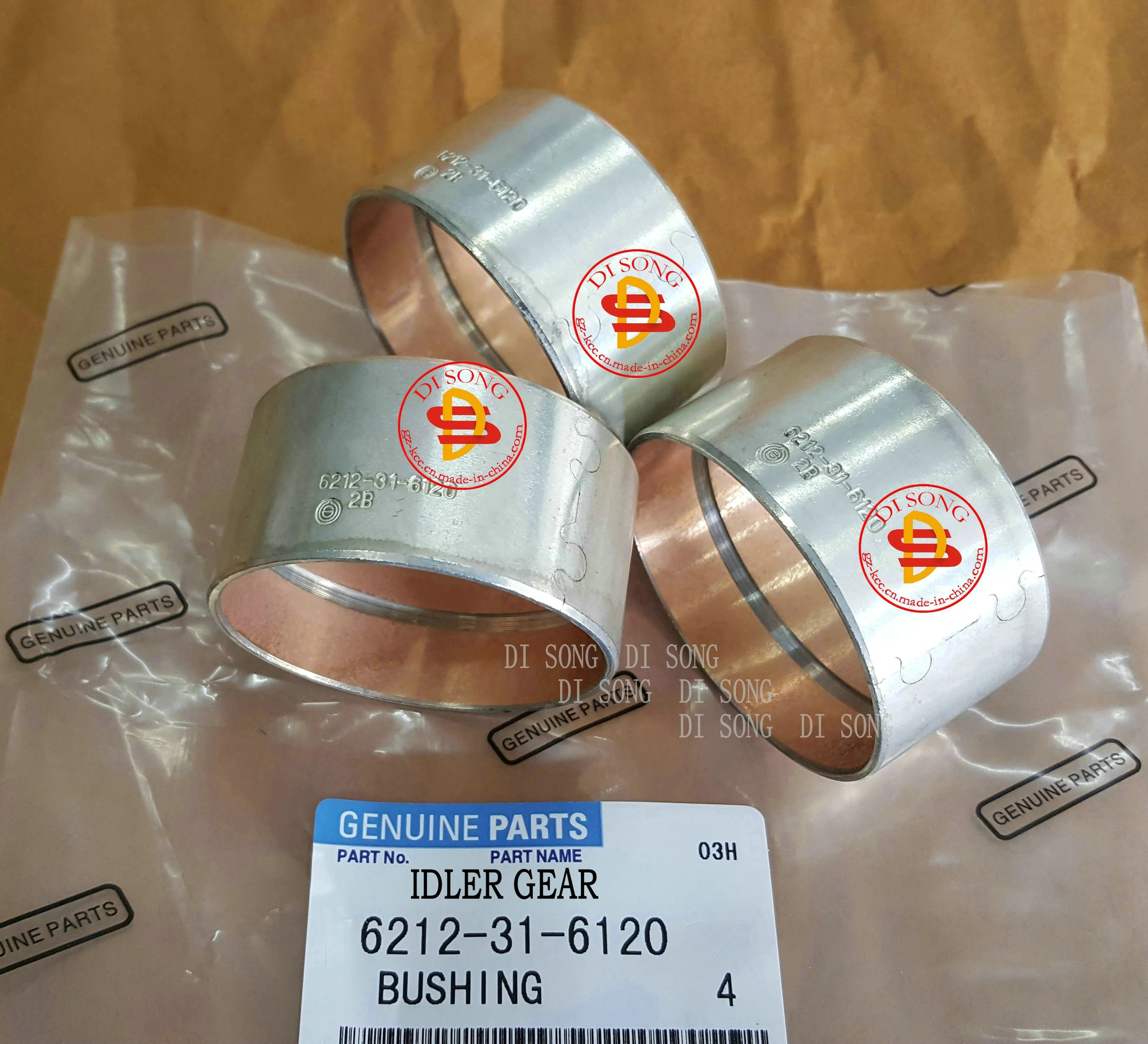 CYLINDER HEAD VALVE SPRING  6210-41-4510 SEAT UPPER  FOR  ENGINE S6D140 BUILDOZER D155A-3-5 WHEEL LOADER WA500-1-3-6 PC650 PC750