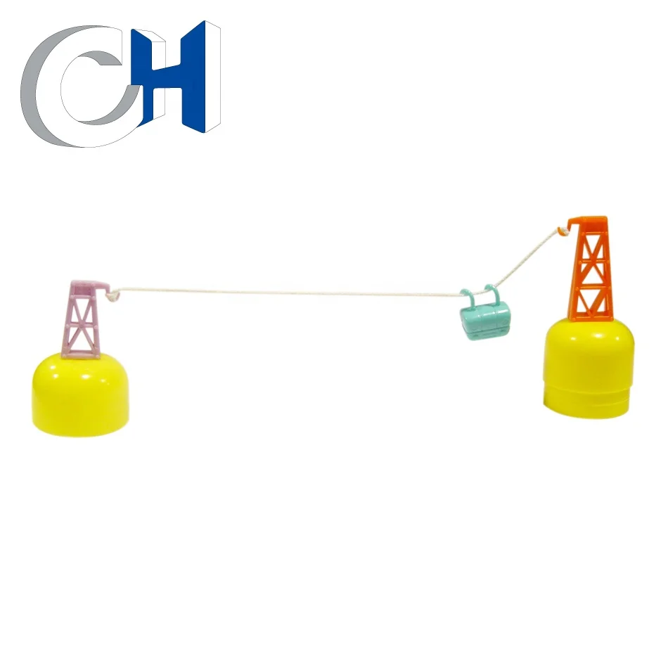 Newest Special Colored Plastic PP cable car egg toys