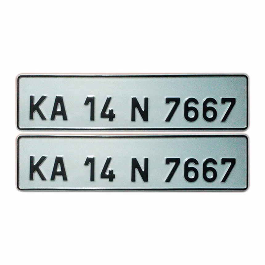 Алюминиевый листовой металл, пустой номер автомобиля, заводской индивидуальный номерной знак, горячее тиснение, печать 400 дизайнов 500X120 мм Obz987784547