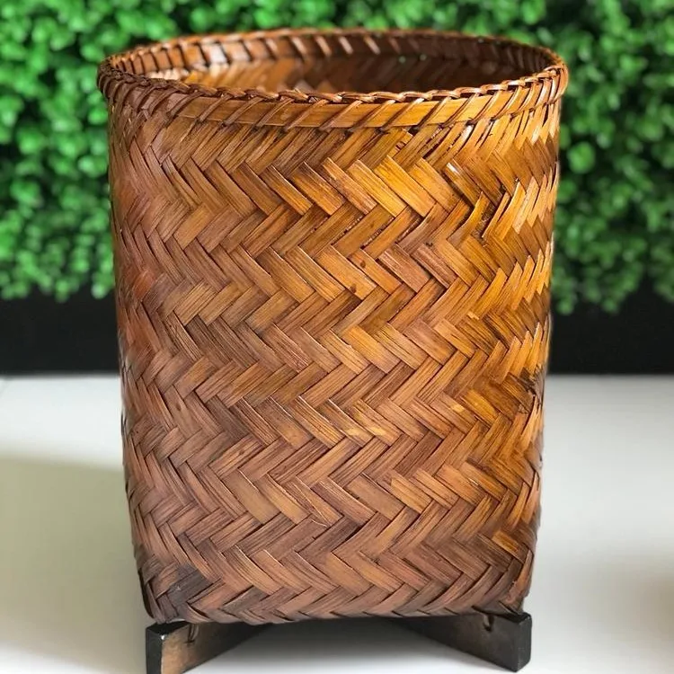 Natural Bamboo Laundry Basket From Vietnam
